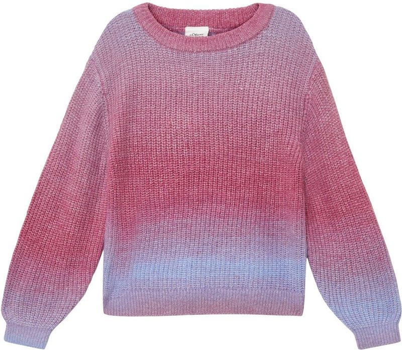 Gebreide Trui - Zacht - Ontspannen Pasvorm - Ronde Hals - Geribde Boorden