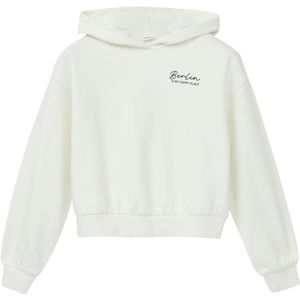 Sweatshirt - Geborstelde Capuchontrui - Oversized Model - Met Print - Voor Kinderen