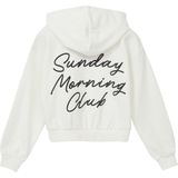 Sweatshirt - Geborstelde Capuchontrui - Oversized Model - Met Print - Voor Kinderen