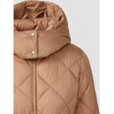 s.Oliver BLACK LABEL - Gewatteerde Lange Jas - Regular Fit - Met Tweewegritssluiting