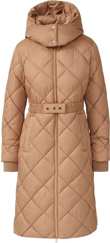 s.Oliver BLACK LABEL - Gewatteerde Lange Jas - Regular Fit - Met Tweewegritssluiting