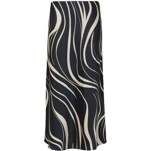 s.Oliver BLACK LABEL - Midirok - Viscosemix - Regular Fit - Elastische Band