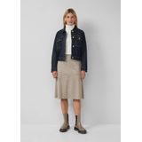 s.Oliver BLACK LABEL - A-shape - Damesrok - Wildleerimitatie - High Waist - Mini