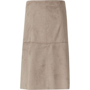 s.Oliver BLACK LABEL - A-shape - Damesrok - Wildleerimitatie - High Waist - Mini