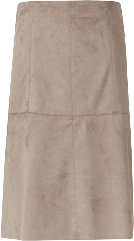 s.Oliver BLACK LABEL - A-shape - Damesrok - Wildleerimitatie - High Waist - Mini