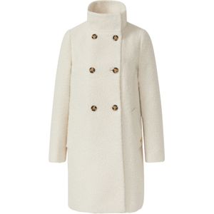 Boucléjas - Winterjas - Met Opstaande Kraag - Double-Breasted Sluiting