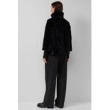 s.Oliver BLACK LABEL - Imitatiebont Jack - Effen - Relaxed Fit - Lange Mouwen