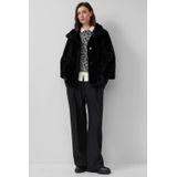 s.Oliver BLACK LABEL - Imitatiebont Jack - Effen - Relaxed Fit - Lange Mouwen