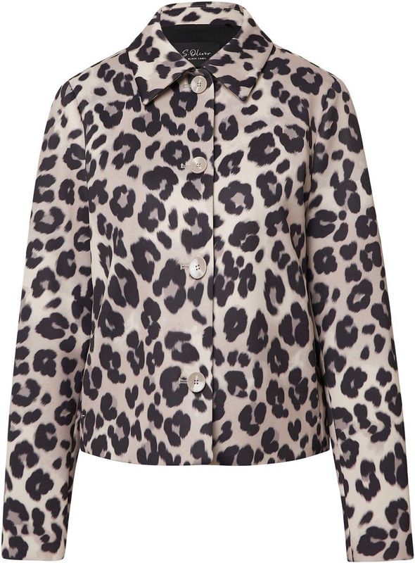 camel active - Fleecejack - Steengrijs - Met Borstzak