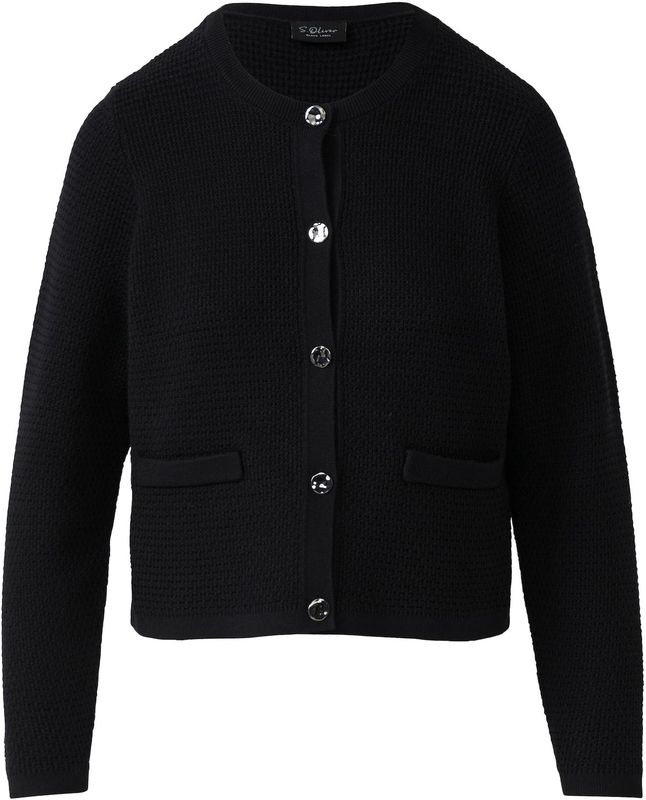 Vest - Katoenmix - Ronde Hals - Elegante Knoopsluiting - Gebreide Truien