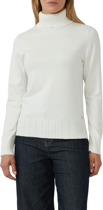 Gebreide Trui - Slim-fit Pullover - Ajour Details - Geraffineerde Col