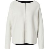 Gebreide Trui - Colourblock - Vleermuismouwen - Boothals - Regular Fit