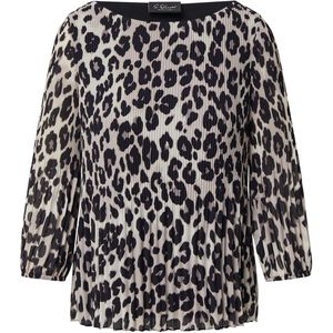 s.Oliver BLACK LABEL - Blouse - Regular Fit - Lange Mouwen - All-over Motief