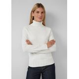 Gebreide Trui - Slim-fit Pullover - Ajour Details - Geraffineerde Col