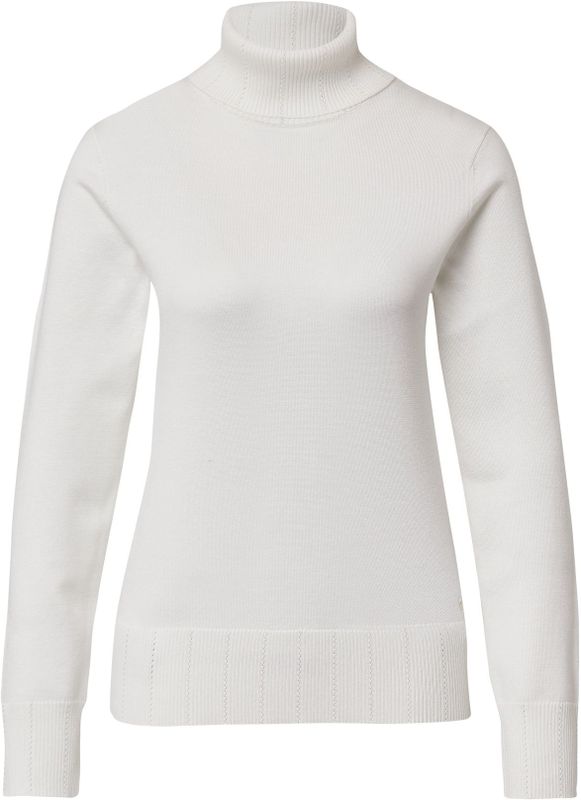 Gebreide Trui - Slim-fit Pullover - Ajour Details - Geraffineerde Col