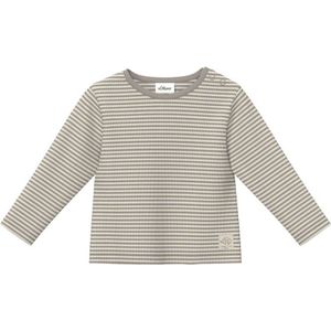 T-shirt - Gestreept - Lange Mouwen - Zachte Geribde Katoenmix