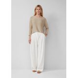 Gebreide Pullover - Met Glitters - 3/4 Vleermuismouwen - Boothals