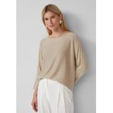 Gebreide Pullover - Met Glitters - 3/4 Vleermuismouwen - Boothals