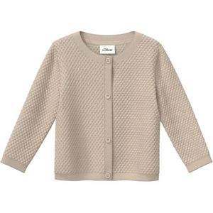 Vest - Ronde Hals - Katoenmix - Gebreid Patroon