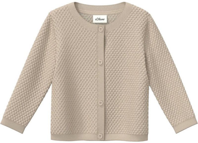 Vest - Ronde Hals - Katoenmix - Gebreid Patroon