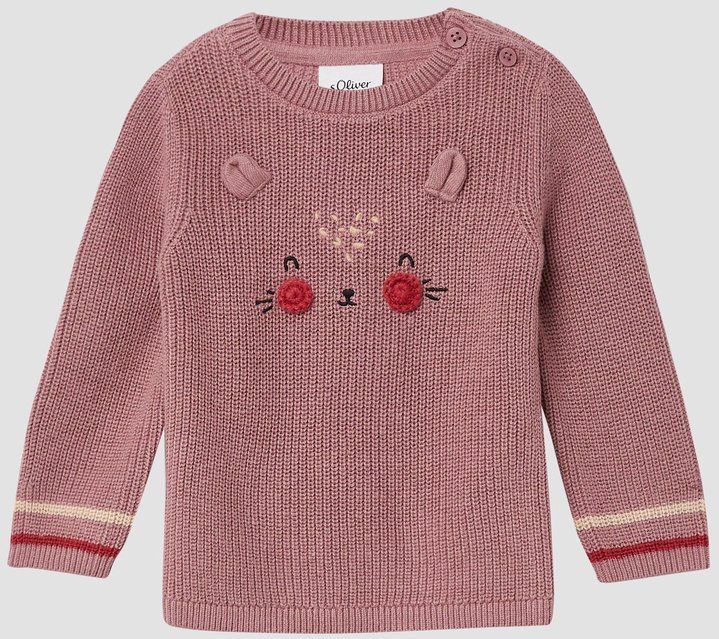 Gebreide Trui - Katoenmix - Lange Mouwen - Normale Pasvorm