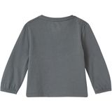 T-shirt - Zacht Katoenen Jersey - Glitterprint - Met Drukknopen