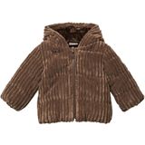 Buitenjas - Unisex - Corduroy - Met Fleece Voering - Vaste Capuchon