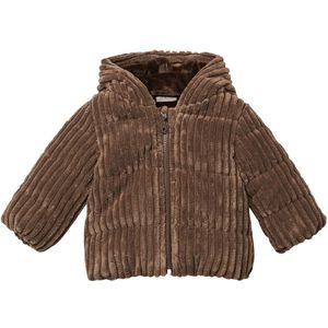 Buitenjas - Unisex - Corduroy - Met Fleece Voering - Vaste Capuchon