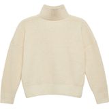 Hoodie - Beige - Zonder Capuchon - Lange Mouwen - Staande Kraag