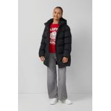 s.Oliver RED LABEL - Gewatteerde Jas - Zwart - Met Capuchon