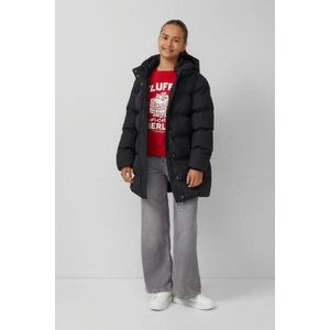 s.Oliver RED LABEL - Gewatteerde Jas - Zwart - Met Capuchon