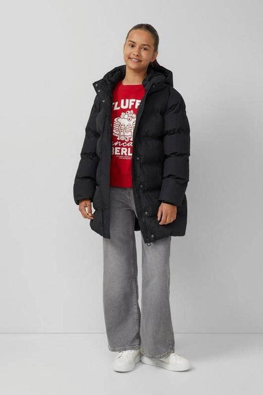 s.Oliver RED LABEL - Gewatteerde Jas - Zwart - Met Capuchon