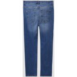 Jeans - Dark Blue - Regular Fit - Met Zakken - Knoop en Ritssluiting