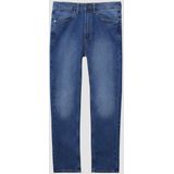 Jeans - Dark Blue - Regular Fit - Met Zakken - Knoop en Ritssluiting