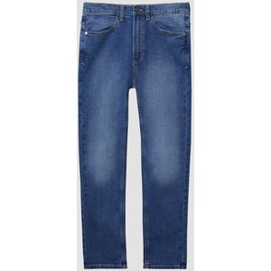 Jeans - Dark Blue - Regular Fit - Met Zakken - Knoop en Ritssluiting