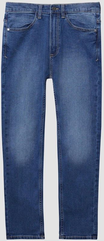 Jeans - Dark Blue - Regular Fit - Met Zakken - Knoop en Ritssluiting