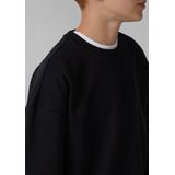 Sweatshirt - Zacht en Knus - Geborstelde Katoenmix - Oversized Snit