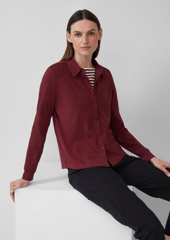 s.Oliver RED LABEL - Blouseshirt - Katoenmix - Regular Fit - Lange Mouwen