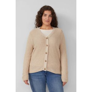 Vest - Katoenmix - Relaxte Pasvorm - V-hals - Knoopsluiting