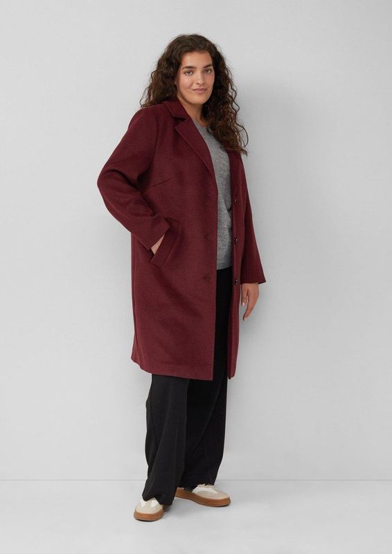 s.Oliver - Tussenmantel - Bordeaux - Klassieke Mantel