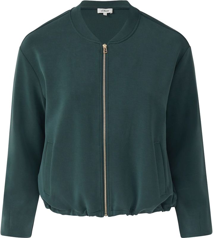 Sweatvest - Relaxed-fit - Zacht - Met Opstaande Kraag - Paspelzakken