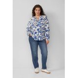 s.Oliver - Tuniekblouse - Lichte Kleur - V-hals - Normale Pasvorm