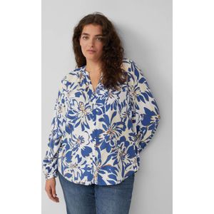 s.Oliver - Tuniekblouse - Lichte Kleur - V-hals - Normale Pasvorm