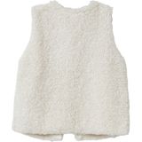 Gilet - Teddy-pluche - Glittereffect - V-hals