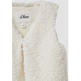 Gilet - Teddy-pluche - Glittereffect - V-hals