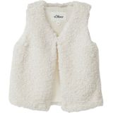 Gilet - Teddy-pluche - Glittereffect - V-hals