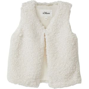 Gilet - Teddy-pluche - Glittereffect - V-hals