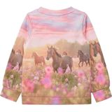 s.Oliver - Sweatshirt - Blauw - Normale Pasvorm - Lange Mouw - Ronde Hals