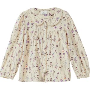 s.Oliver RED LABEL - Blouse - Soft beige aop - Lange Mouwen