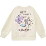 Sweater - Oversized - Met Opdruk - Geborsteld - Zacht - Voor Kinderen